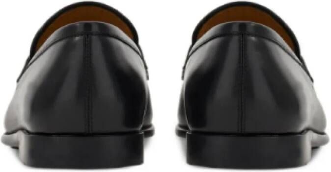 Salvatore Ferragamo Zwarte Gancini Loafers Black Heren