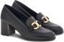 Salvatore Ferragamo Zwarte Gancini Pumps met Gouden Accenten Black Dames - Thumbnail 4