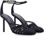 Salvatore Ferragamo Zwarte Gesloten Teen Hoge Hak Sandalen Black Dames - Thumbnail 2