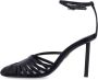 Salvatore Ferragamo Zwarte Gesloten Teen Hoge Hak Sandalen Black Dames - Thumbnail 3