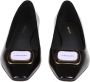 Salvatore Ferragamo Zwarte Lakleren Ballerina Pumps Black Dames - Thumbnail 9