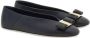 Salvatore Ferragamo Zwarte leren ballerina flats Black Dames - Thumbnail 2