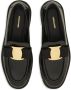 Salvatore Ferragamo Zwarte Leren Boogdetail Instap Schoenen Black Dames - Thumbnail 3