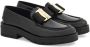 Salvatore Ferragamo Zwarte Leren Boogdetail Instap Schoenen Black Dames - Thumbnail 4