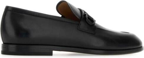 Salvatore Ferragamo Zwarte leren Florio loafers Black Heren