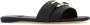 Salvatore Ferragamo Zwarte leren Gancini slippers Black Dames - Thumbnail 2