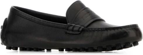 Salvatore Ferragamo Zwarte leren Iside loafers Black Dames