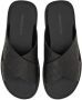 Salvatore Ferragamo Zwarte Leren Monogram Instap Sandalen Black Heren - Thumbnail 4