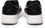 Salvatore Ferragamo Zwarte Leren Sneakers met Rubberen Zool Black Heren - Thumbnail 3