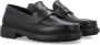 Salvatore Ferragamo Zwarte Loafers met Penny Slot Detail Black Heren - Thumbnail 2