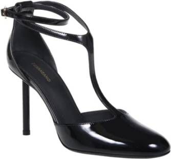 Salvatore Ferragamo Zwarte Lysandra Pomp Black Dames