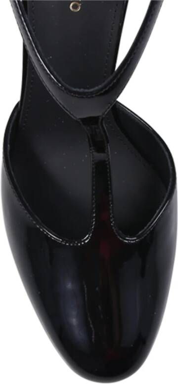 Salvatore Ferragamo Zwarte Lysandra Pomp Black Dames