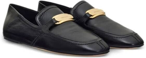 Salvatore Ferragamo Zwarte Mocassin Schoenen voor Mannen Black Dames