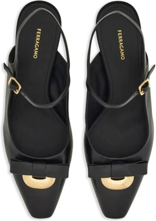 Salvatore Ferragamo Zwarte Ophelia Stijlvolle Modieuze Handtas Black Dames