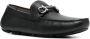 Salvatore Ferragamo Zwarte Gancini Appliqué Moccasins Black Heren - Thumbnail 3