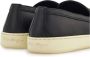 Salvatore Ferragamo Zwarte platte instappers met goudkleurig logo Black Dames - Thumbnail 4