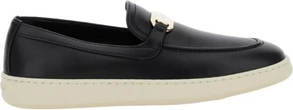 Salvatore Ferragamo Zwarte platte schoenen Crio Black Dames