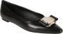 Salvatore Ferragamo Zwarte platte schoenen ZEA Black Dames - Thumbnail 2