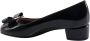 Salvatore Ferragamo Zwarte Pumps met Iconische Vara-strik Black Dames - Thumbnail 3