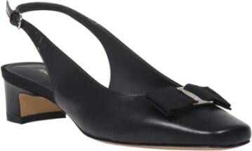 Salvatore Ferragamo Zwarte Rivada Sling Pump Schoenen Black Dames