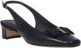 Salvatore Ferragamo Zwarte Rivada Sling Pump Schoenen Black Dames - Thumbnail 2