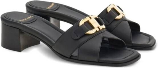 Salvatore Ferragamo Zwarte Sandaal Black Dames