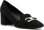 Salvatore Ferragamo Zwarte suède Gancini pumps 60mm hak Black Dames - Thumbnail 2