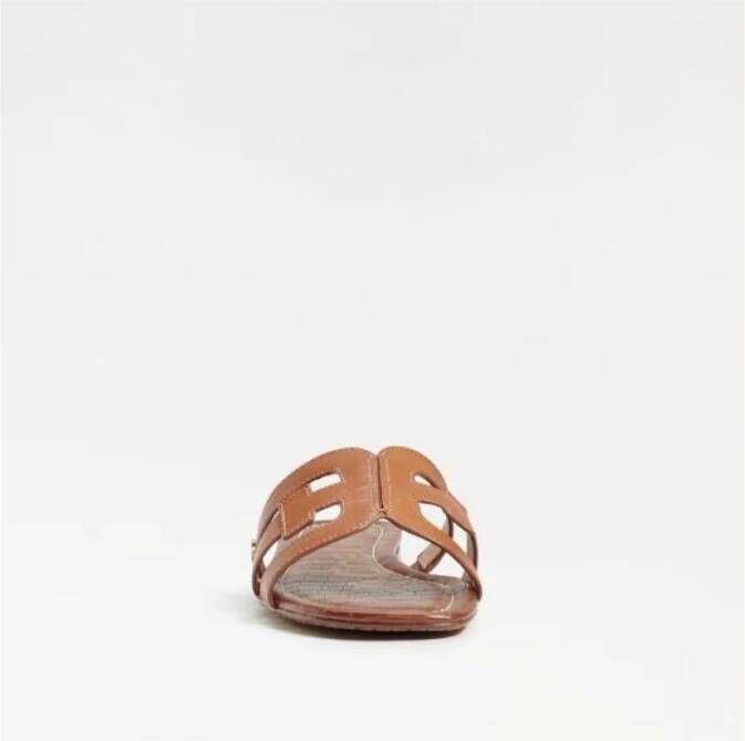 Sam Edelman Bruine Leren Sandalen Brown Dames