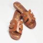 Sam Edelman Bruine Leren Sandalen Brown Dames - Thumbnail 4