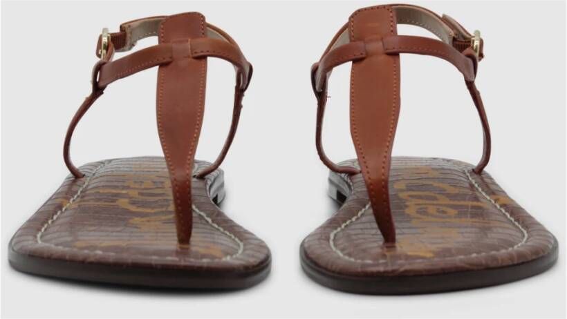 Sam Edelman Flat Sandals Brown Dames