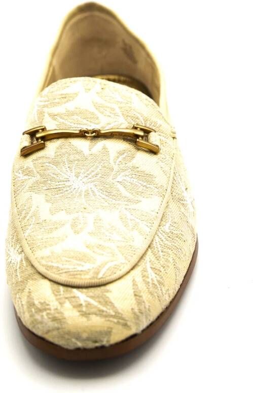 Sam Edelman Loafers van bloemenstof met lage zool Beige Dames