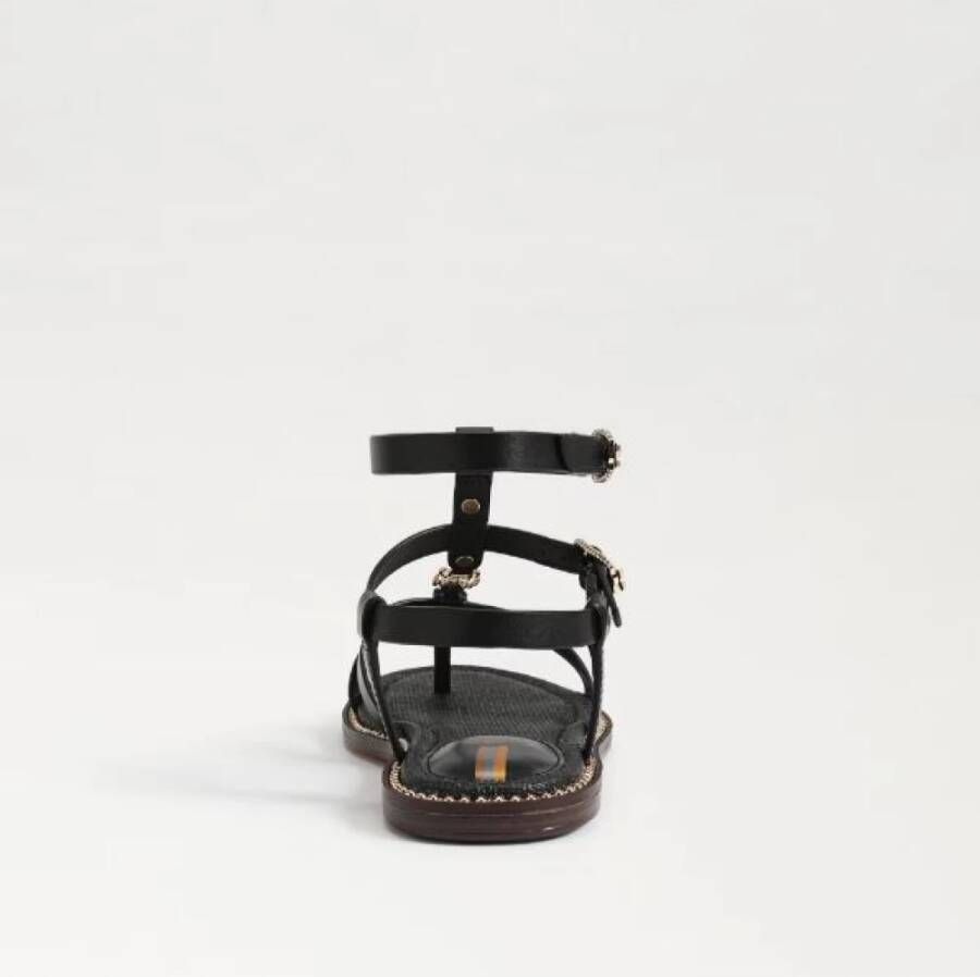 Sam Edelman Zwarte Sandalen voor Vrouwen Black Dames