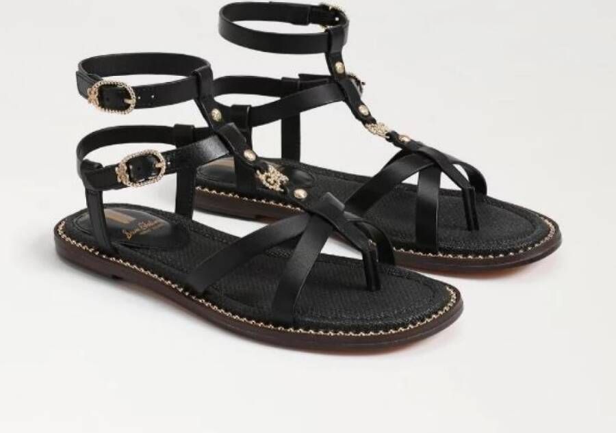 Sam Edelman Zwarte Sandalen voor Vrouwen Black Dames