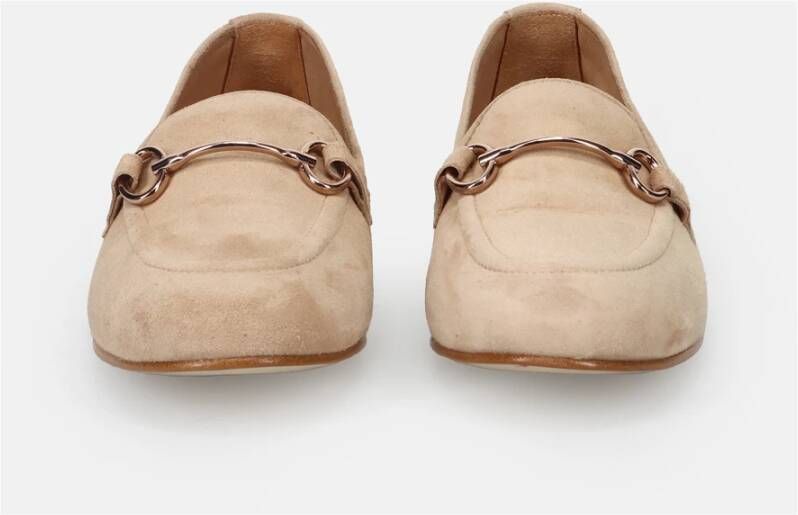 Sangiorgio Beige Moccasin Schoenen Beige Dames