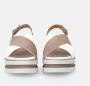 Sangiorgio Beige Sleehak Sandalen Beige Dames - Thumbnail 3