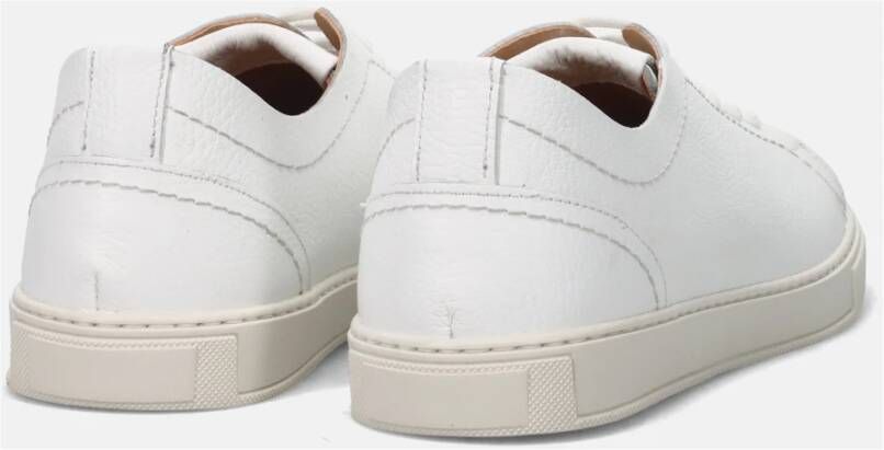 Sangiorgio Blauwe Casual Leren Schoenen White Heren