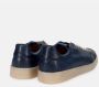 Sangiorgio Blauwe Casual Leren Sneakers Blue Heren - Thumbnail 4