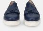 Sangiorgio Blauwe Franje Kwast Instap Sneakers Blue Dames - Thumbnail 3