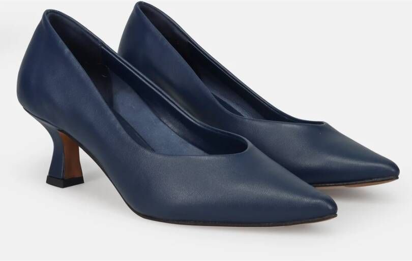 Sangiorgio Blauwe Hak Pumps voor Dagelijkse Glamour Blue Dames