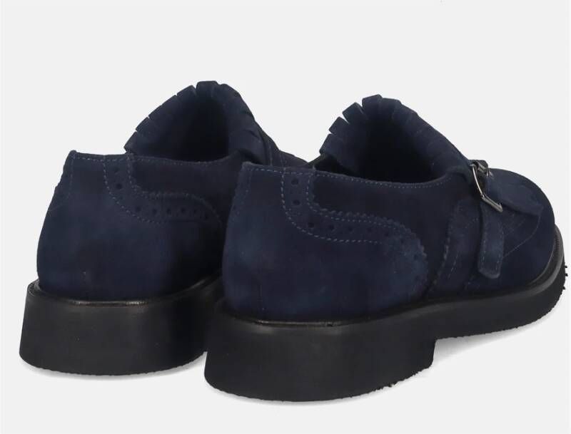 Sangiorgio Blauwe Instap Sneakers met Franje Blue Dames