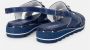 Sangiorgio Blauwe Leren Sandalen Blue Dames - Thumbnail 4