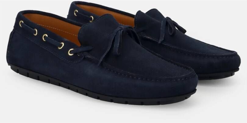 Sangiorgio Blauwe Mocassins Zomerstijl Blue Heren