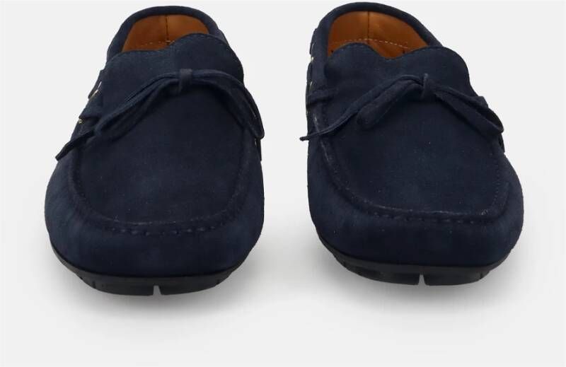 Sangiorgio Blauwe Mocassins Zomerstijl Blue Heren