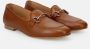 Sangiorgio Bruin Leren Mocassin Schoenen Brown Dames - Thumbnail 2