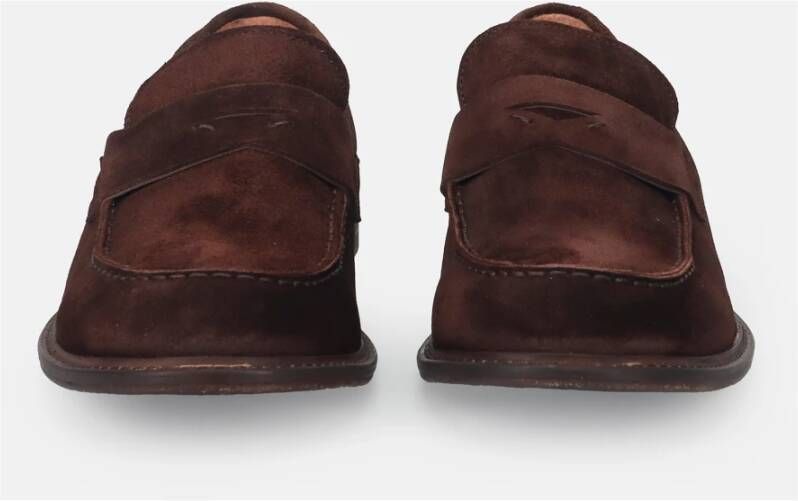 Sangiorgio Bruine Mocassin Schoenen Brown Heren