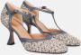 Sangiorgio Heldere Blauwe Geweven Stof Pumps Blue Dames - Thumbnail 2