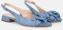 Sangiorgio Heldere Blauwe Platte Schoenen Elegante Stijl Blue Dames - Thumbnail 2