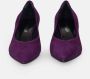 Sangiorgio Paarse Suède Hakpumps Purple Dames - Thumbnail 3