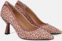 Sangiorgio Roze Geweven Stof Pumps Pink Dames - Thumbnail 2