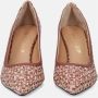 Sangiorgio Roze Geweven Stof Pumps Pink Dames - Thumbnail 3